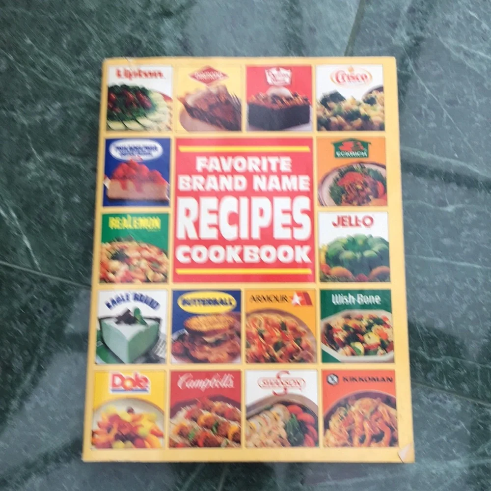 Brand name Recipes Cookbook coffee Table Book
